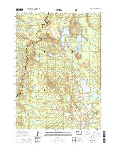 Elk Lake 2014 topographic map thumbnail