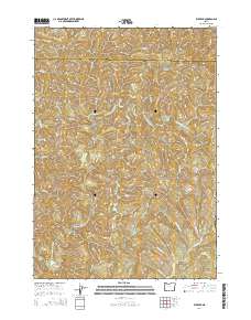 Elk Peak 2014 topographic map thumbnail