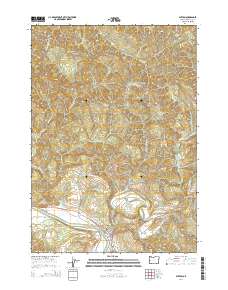 Elkton 2014 topographic map thumbnail
