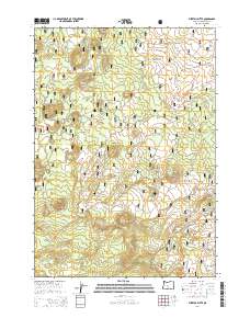 Fuzztail Butte 2014 topographic map thumbnail