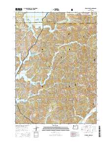 Fivemile Creek 2014 topographic map thumbnail