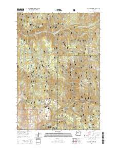Flagstaff Butte 2014 topographic map thumbnail