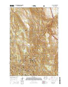Glass Hill 2014 topographic map thumbnail