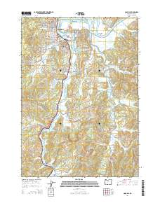 Coos Bay 2014 topographic map thumbnail