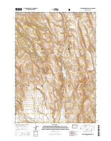 Cottonwood Reservoir 2014 topographic map thumbnail