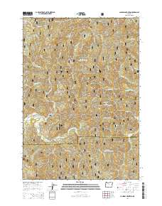 Cannibal Mountain 2014 topographic map thumbnail