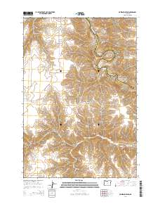 Horseshoe Bend 2014 topographic map thumbnail