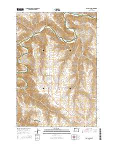 Esau Canyon 2014 topographic map thumbnail