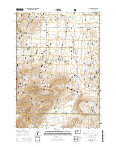 Gray Butte 2014 topographic map thumbnail
