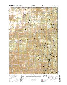 Graylock Butte 2014 topographic map thumbnail