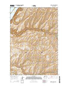 Juniper Canyon 2014 topographic map thumbnail