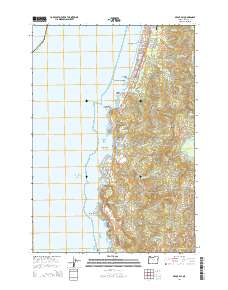 Depoe Bay 2014 topographic map thumbnail