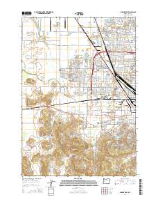 Eugene West 2014 topographic map thumbnail