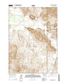 Jordan Valley 2014 topographic map thumbnail