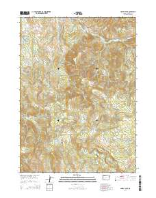 Grizzly Peak 2014 topographic map thumbnail