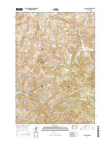 Fossil South 2014 topographic map thumbnail