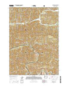 Greenleaf 2014 topographic map thumbnail