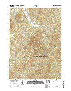 Harness Mountain 2014 topographic map thumbnail