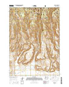 Harney 2014 topographic map thumbnail