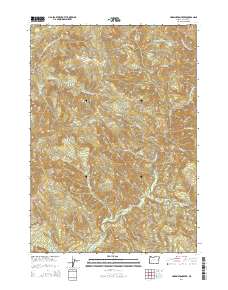 Harrington Creek 2014 topographic map thumbnail