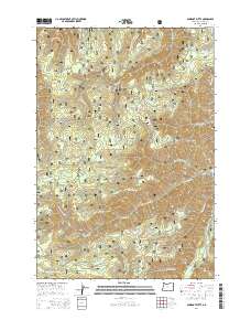 Gumboot Butte 2014 topographic map thumbnail