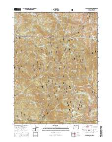 Dutchman Peak 2014 topographic map thumbnail