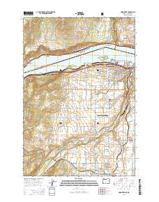 Hood River 2014 topographic map thumbnail