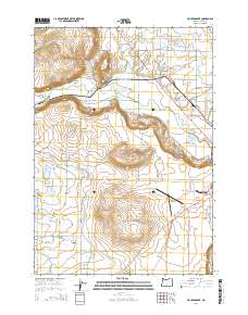 Houston Lake 2014 topographic map thumbnail