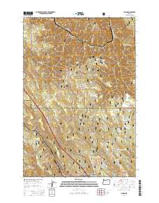 Huron 2014 topographic map thumbnail