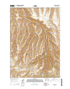 Gurdane 2014 topographic map thumbnail