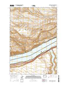 Heppner Junction 2014 topographic map thumbnail