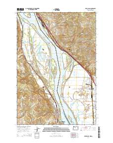 Deer Island 2014 topographic map thumbnail