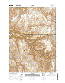 Degner Canyon 2014 topographic map thumbnail