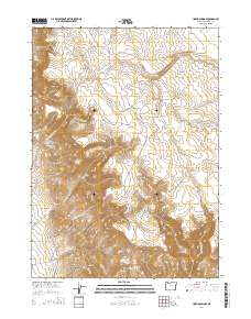Hoppin Springs 2014 topographic map thumbnail