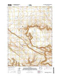 Keg Springs Valley West 2014 topographic map thumbnail