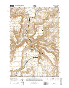 Gateway 2014 topographic map thumbnail
