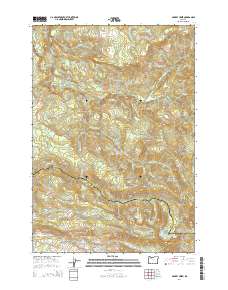 Gawley Creek 2014 topographic map thumbnail