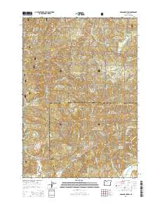 Grass Mountain 2014 topographic map thumbnail