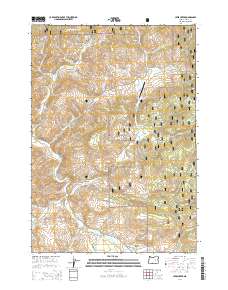 Lewis Creek 2014 topographic map thumbnail