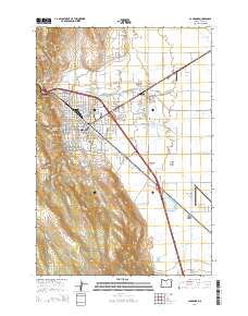La Grande 2014 topographic map thumbnail