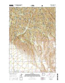 Halfway 2014 topographic map thumbnail