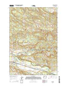 Lyons 2014 topographic map thumbnail