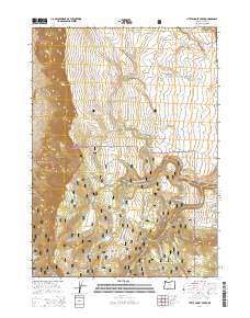 Little Honey Creek 2014 topographic map thumbnail