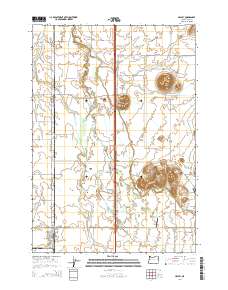 Halsey 2014 topographic map thumbnail