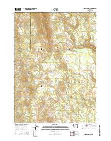 Hamelton Butte 2014 topographic map thumbnail