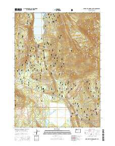 Lake of the Woods South 2014 topographic map thumbnail