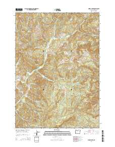 Hinkle Creek 2014 topographic map thumbnail
