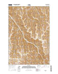 Lena 2014 topographic map thumbnail