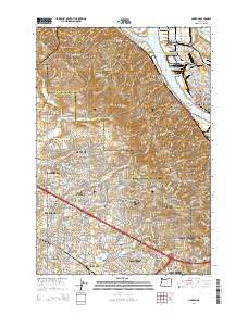 Linnton 2014 topographic map thumbnail