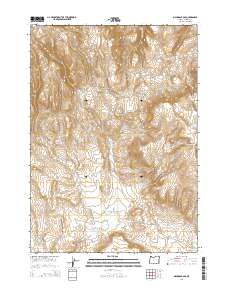 Mahogany Gap 2014 topographic map thumbnail